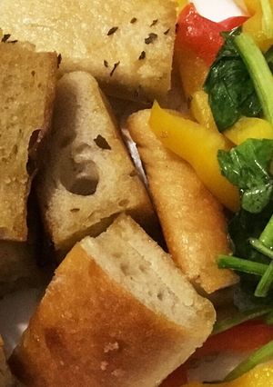 フランスパンとほうれん草のバジルソテー-レシピのメイン写真
