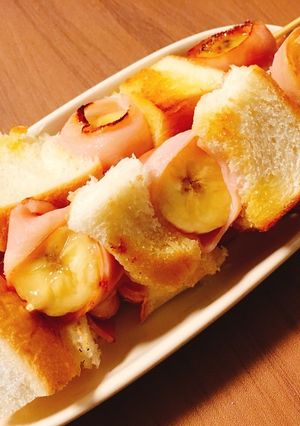 甘じょっぱ！ベーコンバナナ串-レシピのメイン写真