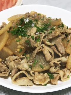 速攻!豚バラと大根の炒め煮-レシピのメイン写真