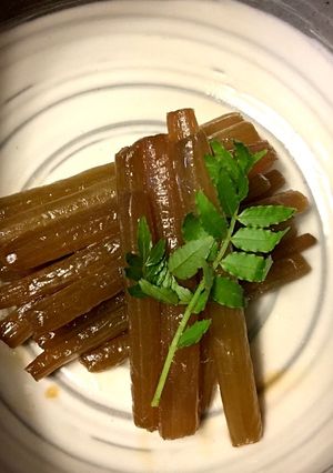 シャキシャキ野ブキの甘辛煮（キャラブキ）-レシピのメイン写真