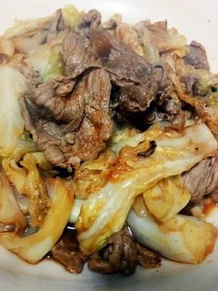 豚肉とキャベツの簡単炒め-レシピのメイン写真