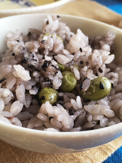 黒ごまと枝豆の炊き込みご飯-レシピのメイン写真