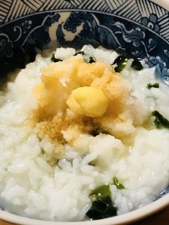 ●かんたんお粥●わかめと大根おろしのお粥-レシピのメイン写真