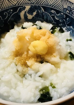 ●かんたんお粥●わかめと大根おろしのお粥-レシピのメイン写真