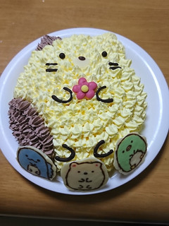 キャラケーキ すみっこぐらし ねこ-レシピのメイン写真