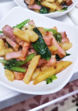 おつまみに〜冷凍ポテトで中華風炒め❤-レシピのメイン写真