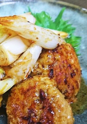 膝軟骨入り鳥つくねタレ焼き-レシピのメイン写真