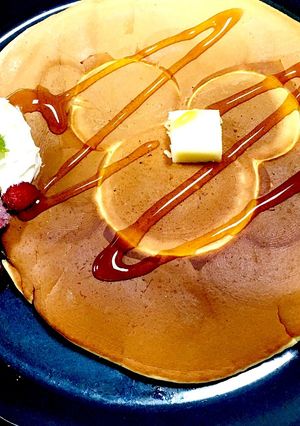 隠れミッキーのパンケーキ-レシピのメイン写真