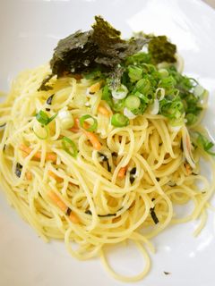 超簡単*お茶漬けの素で和風パスタ-レシピのメイン写真
