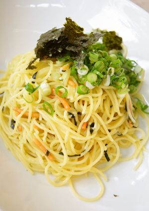 超簡単＊お茶漬けの素で和風パスタ-レシピのメイン写真