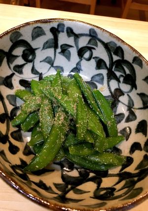 おひたし★スナップえんどうの胡麻和え-レシピのメイン写真