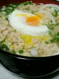 納豆と豆腐のボリュームうどん-レシピのメイン写真