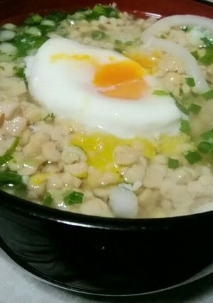 納豆と豆腐のボリュームうどん-レシピのメイン写真