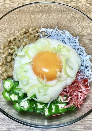 栄養満点！！ネバネバ五色冷麺-レシピのメイン写真