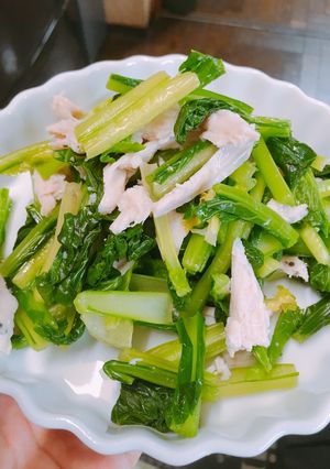 小松菜のサラダチキン和え～もう1品～-レシピのメイン写真