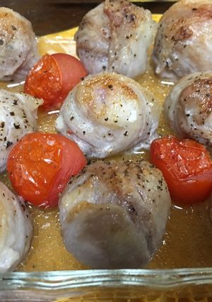 熱々うまうまトマト豚-レシピのメイン写真