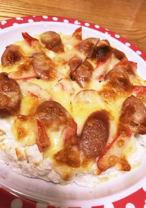 簡単にふわふわピザ☆はんぺんのピザ-レシピのメイン写真