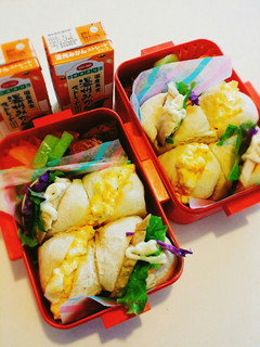 ちぎりぱんサンド★女子高生お弁当-レシピのメイン写真