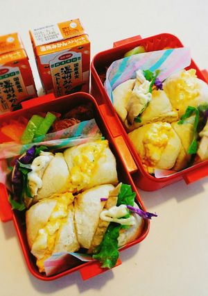 ちぎりぱんサンド★女子高生お弁当-レシピのメイン写真