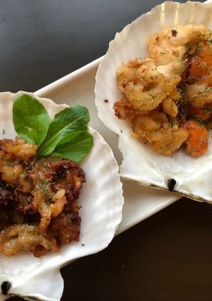 ホタテのひも&こっこのおつまみ唐揚げ-レシピのメイン写真