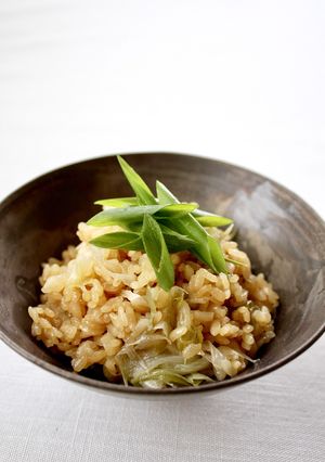 簡単旨うま♪【長ねぎの炊き込みご飯】-レシピのメイン写真