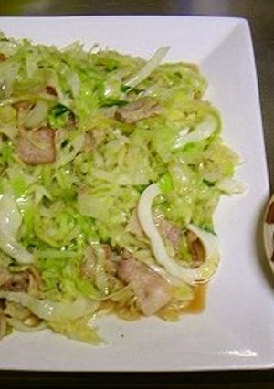 シンプル！豚肉とキャベツのあっさり炒め-レシピのメイン写真