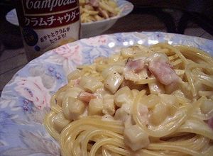 キャンベルスープでクリームスパゲッティ-レシピのメイン写真