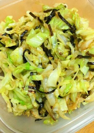 常備菜に！副菜に！簡単塩こぶキャベツ☆-レシピのメイン写真