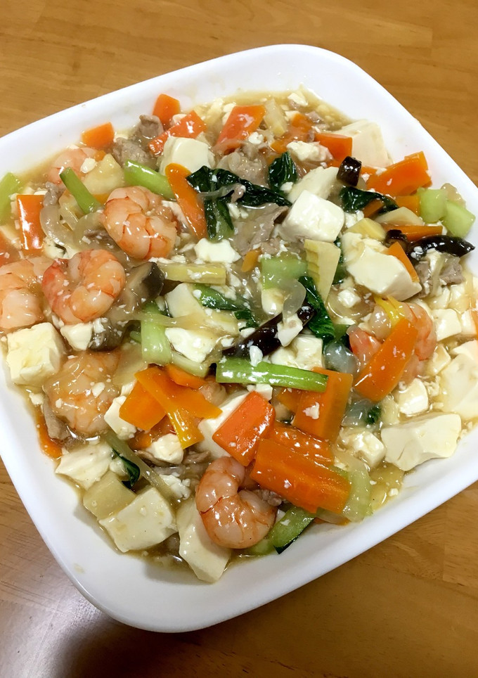 大人の給食☆豆腐とえびの旨煮-レシピのメイン写真