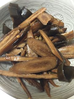 牛蒡・昆布・山椒の佃煮-レシピのメイン写真