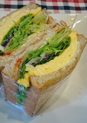 Wチーズ卵サンド-レシピのメイン写真