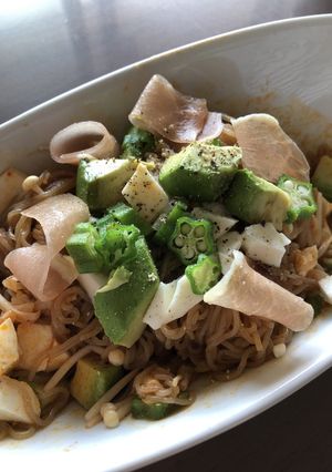 ピリ辛冷麺パスタ-レシピのメイン写真