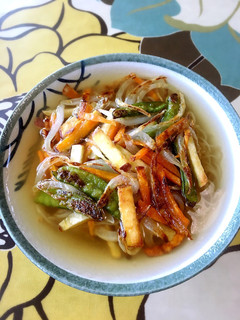 簡単かき揚げ風冷麺♪-レシピのメイン写真