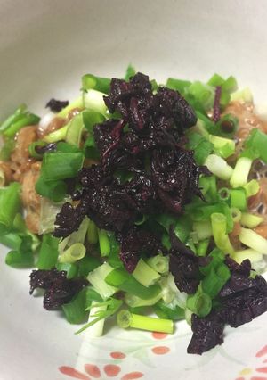 赤紫蘇納豆-レシピのメイン写真