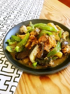 サバ缶で☆ナスとピーマンの味噌炒め-レシピのメイン写真