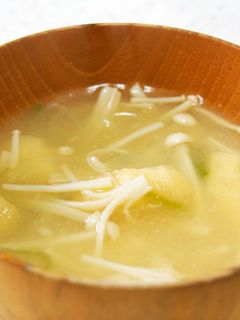 えのきの味噌汁♪つるつる食感♪-レシピのメイン写真
