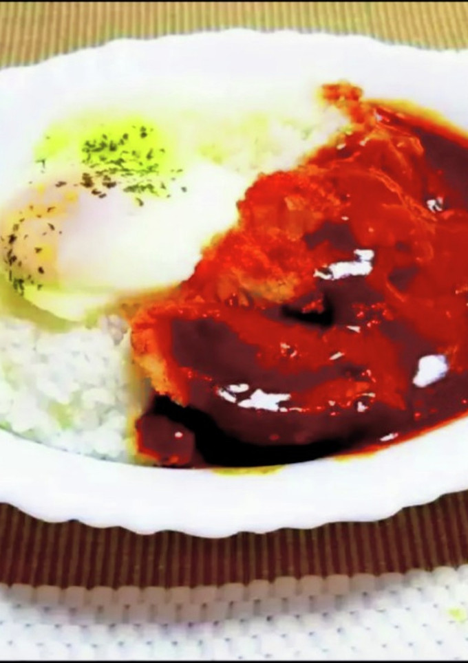 ロースカツカレー✿半熟目玉焼きをのせて-レシピのメイン写真