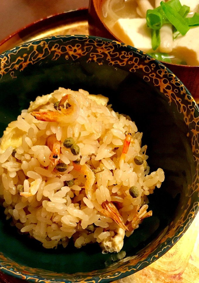 やみつき！桜海老と山椒の炊き込みご飯-レシピのメイン写真
