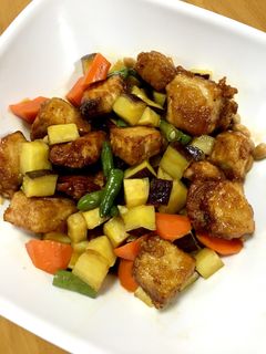 大人の給食☆かじきと野菜の五色あえ-レシピのメイン写真