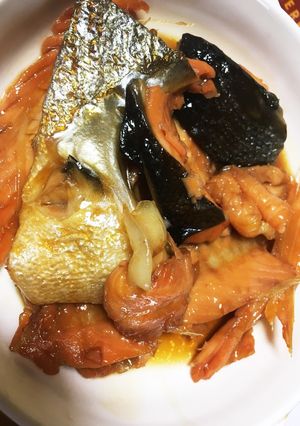 節約！甘辛な魚のアラ煮-レシピのメイン写真