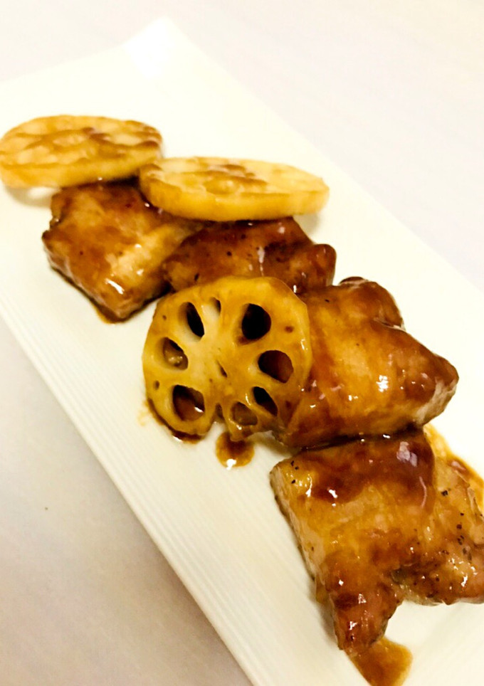 豚肉と蓮根の黒酢炒め-レシピのメイン写真