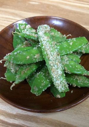 スナップえんどうの胡麻和え-レシピのメイン写真