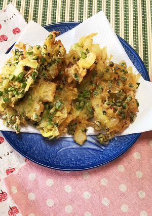 アスパラとジャコのかき揚げ-レシピのメイン写真