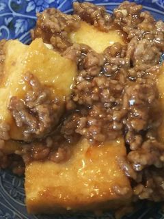 厚揚げと挽き肉のとろみ煮-レシピのメイン写真
