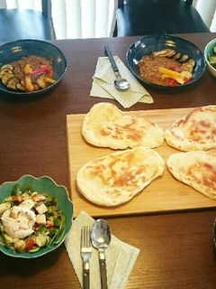 フライパンで焼くナン-レシピのメイン写真