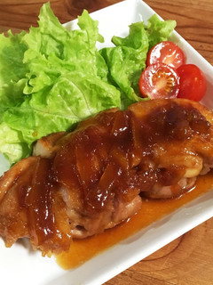 鶏もも肉のマーマレードソース-レシピのメイン写真