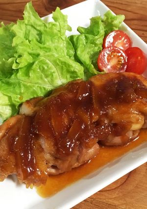 鶏もも肉のマーマレードソース-レシピのメイン写真