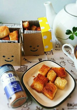 食パンで簡単！甘さ控えめのシナモンラスク-レシピのメイン写真
