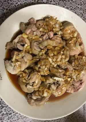蒸し鶏ねぎソースかけ-レシピのメイン写真