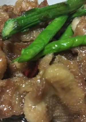 鶏皮の甘辛-レシピのメイン写真